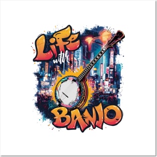 Life With Banjo, Banjo Graffiti Design Posters and Art